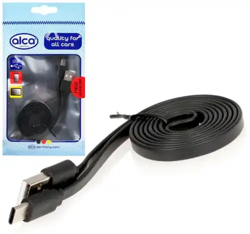 510660 USB Typ C 2.0 кабель черн. Alca