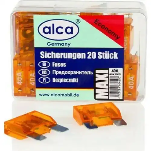 664200 Предохранители макси 40 А 20 шт. ALCA