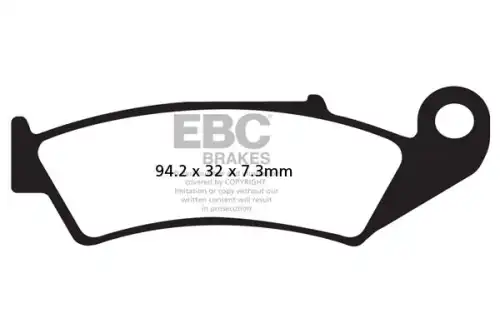 Brake pad FA125R EBC