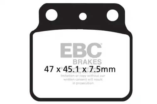 Brake pad FA137R EBC