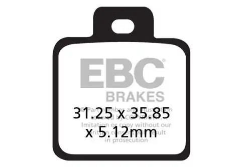 Brake pad FA282R EBC