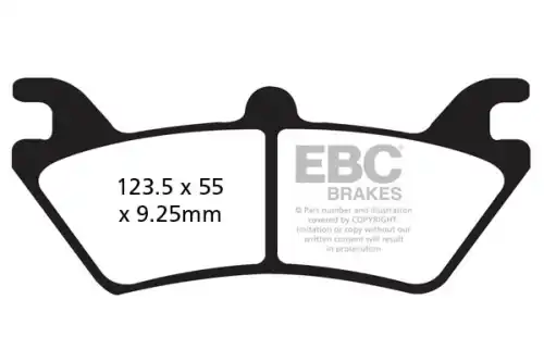Brake pad FA313R EBC
