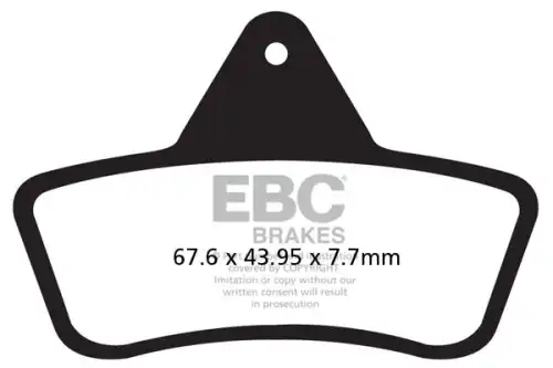 Brake pad FA271R EBC
