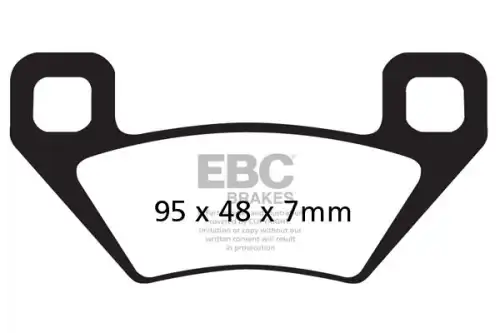 Тормозные колодки дисковые EBC FA395R