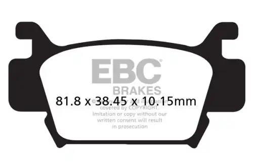 Brake pad FA410R EBC