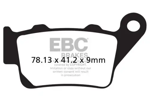 FA208R Brake pad EBC