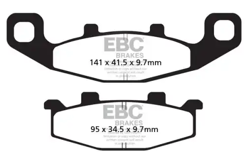 Brake pad FA129HH EBC