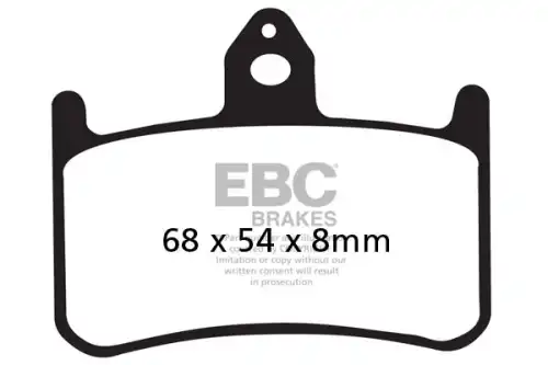 Тормозные колодки дисковые EBC FA187HH