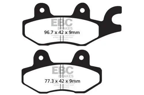 Brake pad FA197HH EBC