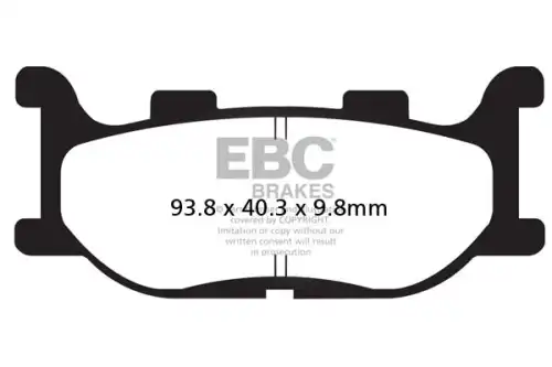 Тормозные колодки дисковые EBC FA199HH