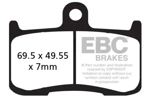  АВТОКОМПОНЕНТ FA347HH (EBC BRAKES)