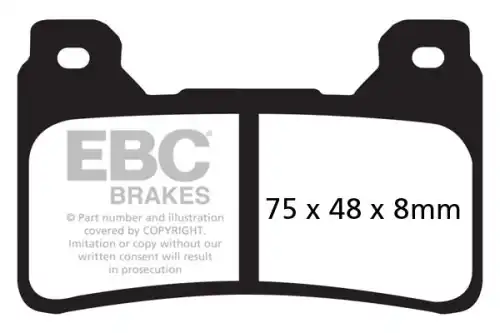 Тормозные колодки дисковые EBC FA390HH