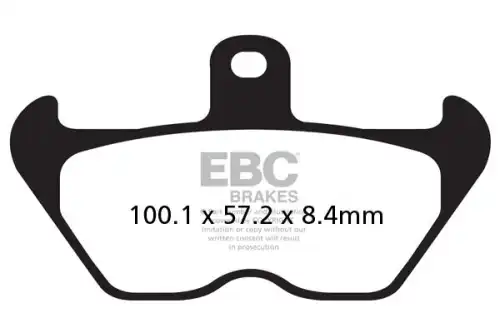Тормозные колодки дисковые EBC FA407HH