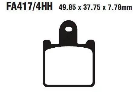 FA4174HH Brake pad EBC