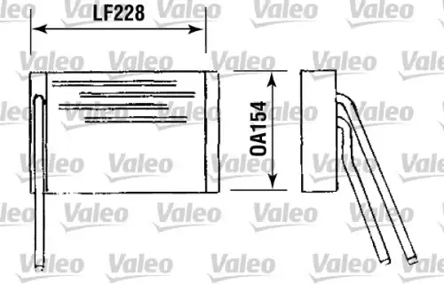 Радиатор печки VALEO 812090