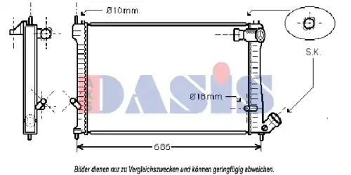 Насос гидроусилителя руля AKS DASIS 60V004R