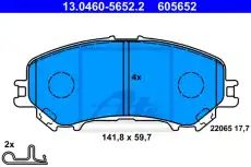 Тормозные колодки дисковые ATE 13.0460-5652.2