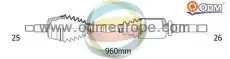 вал приводной 18-012480 ODM-MULTIPARTS