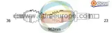 вал приводной 18-012580 ODM-MULTIPARTS