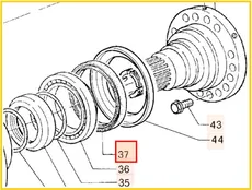 САЛЬНИК 200Х170Х17 5 ММ 10/908884 JCB