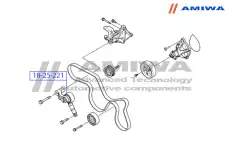 РОЛИК НАТЯЖНОЙ 1825221 AMIWA
