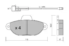 комплект колодок дисковых BPDO-1903 AISIN