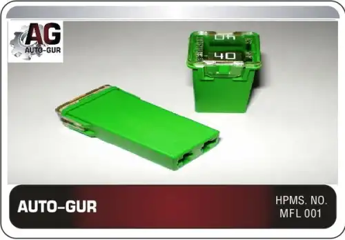 ПРЕДОХРАНИТЕЛЬ СИЛОВОЙ ЗЕЛЕНЫЙ 40А AGFJ1640A AUTO-GUR