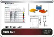 ПРЕДОХРАНИТЕЛЬ MAX W272 (ЕВРО СТАНДАРТ) 50 АМПЕР AGFX50A AUTO-GUR