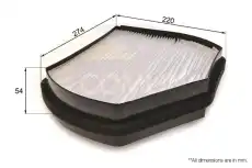 Салонный фильтр COMLINE EKF197