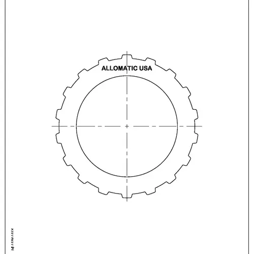 Диск стальной акпп 511906 ALLOMATIC