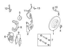 Датчик ABS FORD 8S4Z-2C204-A
