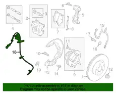 Датчик ABS FORD DG9Z-2C205-B