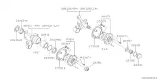 подшипник ступ.зад.\ Subaru Legasy 93-98 28016AA020