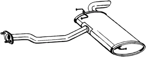 Глушитель задний 165059 BOSAL