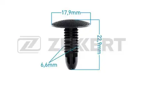 Клипса крепежная BE1277 ZEKKERT
