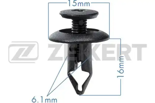 Клипса крепежная BE2881 ZEKKERT