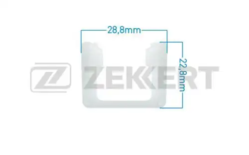 КЛИПСА КРЕПЕЖНАЯ BE2140 (ZEKKERT)