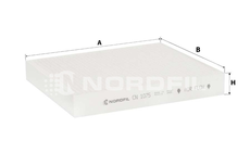 Салонный фильтр NORDFIL CN1075