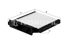 Салонный фильтр NORDFIL CN1002