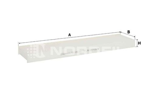 Салонный фильтр NORDFIL CN1096