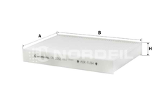 Салонный фильтр NORDFIL CN1052