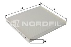 Салонный фильтр NORDFIL CN1055