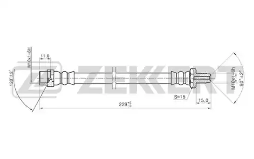 ШЛАНГ ТОРМОЗНОЙ ZEKKERT BS-9194