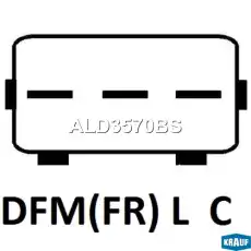 Генератор KRAUF ALD3570BS