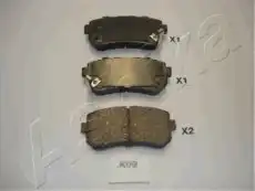 Тормозные колодки дисковые ASHIKA 51-0K-K09