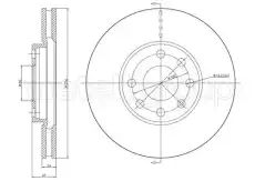 Тормозной диск METELLI 23-0490C вентилируемый , передняя ось