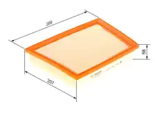 Фильтр воздушный BOSCH F 026 400 360