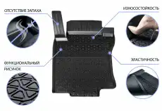 Коврики в салон RIVAL 64706001