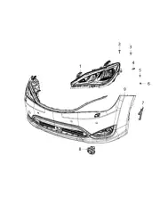  ГАБАРИТ ЛЕВЫЙ (68229423AA) CHRYSLER