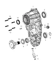 Сальник 68161390AA CHRYSLER
